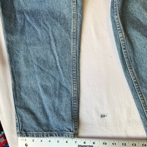 Levi’s Men Jeans 550 size W36 x L30 Blue Mid Rise Straight Leg Vintage Style - Picture 6 of 10